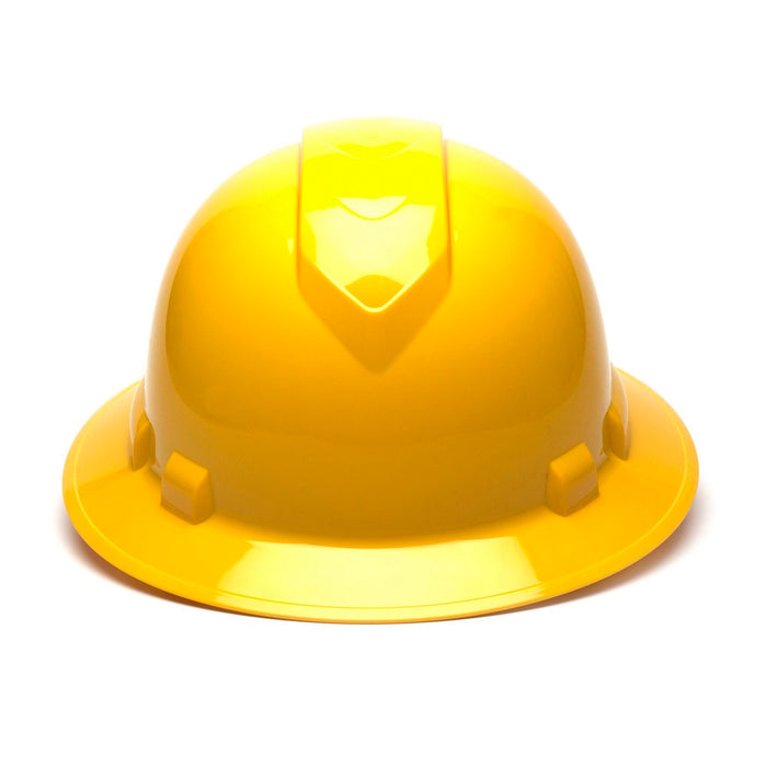 Ridgeline Full Brim Hard Hat with 4-Point Ratchet Suspension