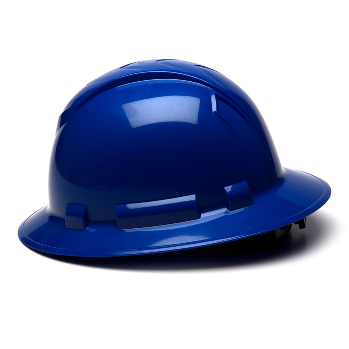 Ridgeline Full Brim Hard Hat with 4-Point Ratchet Suspension