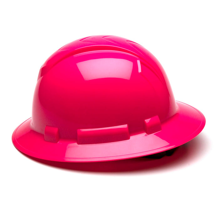 Ridgeline Full Brim Hard Hat with 4-Point Ratchet Suspension