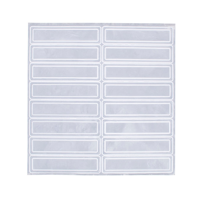 Pyramex Reflective Hard Hat Stickers, 1 Sheet of 16 Stickers