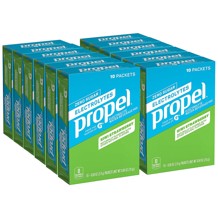 Propel ZERO Sugar - 0.08oz Powder Sticks - Electrolyte Water Beverage Mix (Each pack mixes with 20 fluid oz of water)
