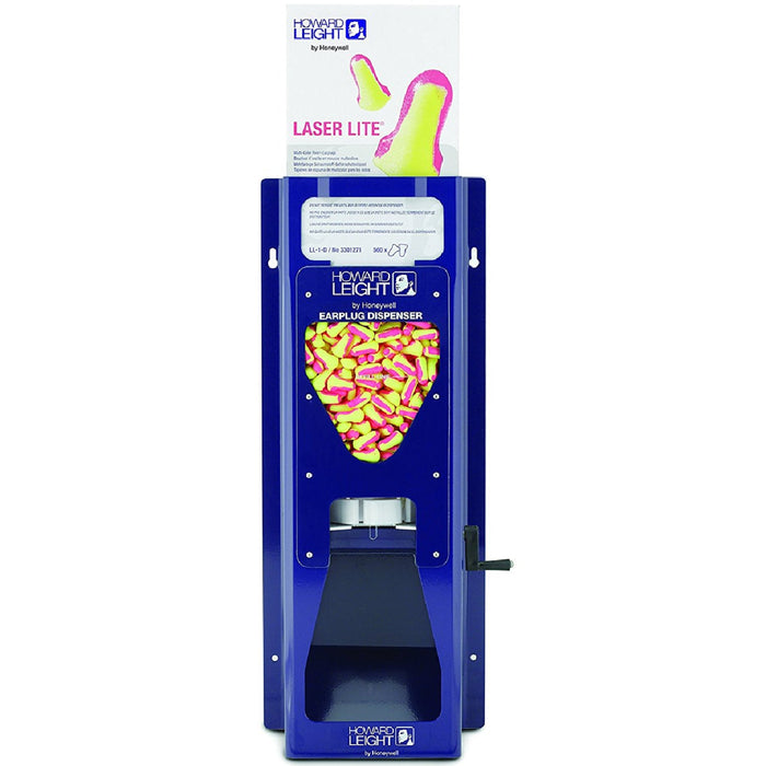 Howard Leight LS-500 Leight Source 500 Earplug Dispenser, Blue