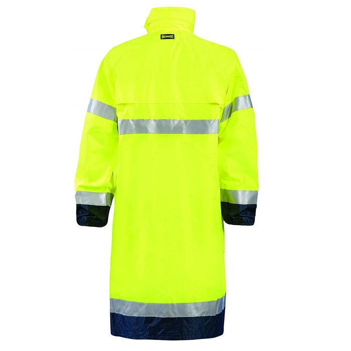 OccuNomix LUX-TJRE Premium Breathable Waterproof Rain Jacket, Calf Length, Class 3, Yellow