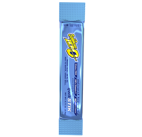 Sqwincher ZERO Powder Qwik Sticks, Zero Calorie, Performance Electrolyte Drink Mix, Sugar Free, 50/Pack