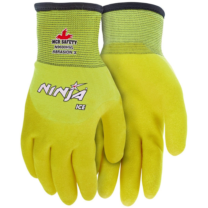 MCR Safety, Memphis Glove Ninja Ice Hi-Vis Insulated Winter Work