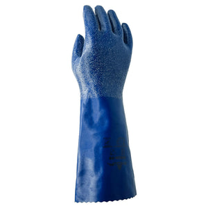 Showa NSK24 Rough Grip, 100% Nitrile, Chemical Resistant Gloves, 14" Length