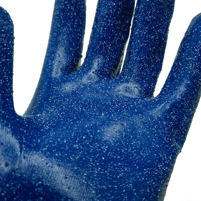 Showa NSK24 Rough Grip, 100% Nitrile, Chemical Resistant Gloves, 14" Length