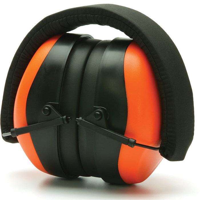 Earmuff - PM80 Series Folding Earmuff, Low Profile Design, Soft Foam Ear Cups, NRR (Noise Reduction Rating) 26 Decibels