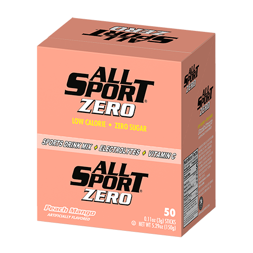 All Sport Powder Hydration Sticks, Low Calorie, Performance Electrolyte Drink Mix, Sugar Free, 2x Potassium, 3 Grams/Stick, 50 Sticks per Box