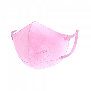 AirPop Kids / Small Adult Reusable Washable Face Mask, 4-Layer Face Coverings, Contoured Fit, Lightweight Design, Pink, 43316
