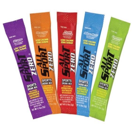 All Sport Powder Hydration Sticks, Low Calorie, Performance Electrolyte Drink Mix, Sugar Free, 2x Potassium, 3 Grams/Stick, 50 Sticks per Box