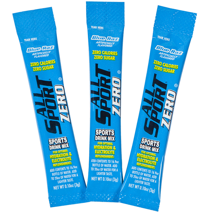 All Sport Powder Hydration Sticks, Low Calorie, Performance Electrolyte Drink Mix, Sugar Free, 2x Potassium, 3 Grams/Stick, 50 Sticks per Box