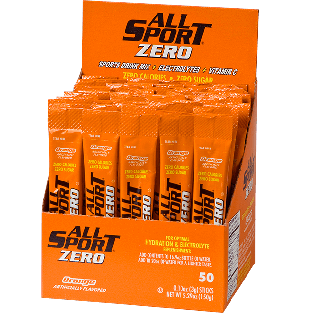 All Sport Powder Hydration Sticks, Zero Calorie, Performance Electrolyte Drink Mix, Sugar Free, 2x Potassium, Variety 500/Case