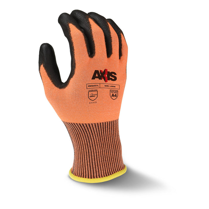 Radians RWG557 AXIS High Tenacity Nylon ANSI Cut Protection Level A4 Work Glove