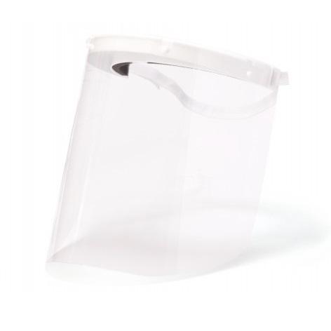 Clear Polycarbonate Face Shield Kit with Headgear Assembly (Kit includes 1 Headgear with 5 Replacement Shields)