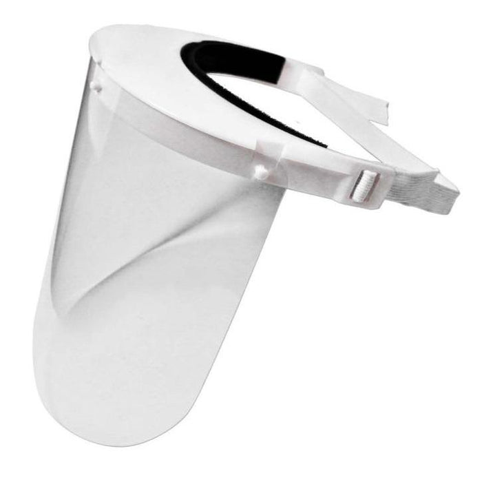 Clear Polycarbonate Face Shield Kit with Headgear Assembly (Kit includes 1 Headgear with 5 Replacement Shields)