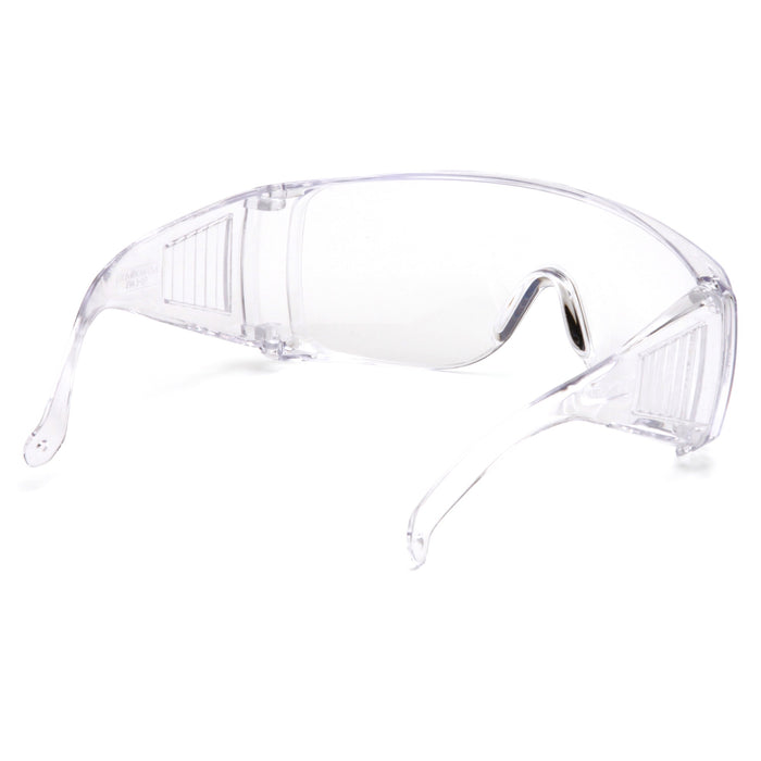 Pyramex Solo Safety Glasses, Vented Temples, Clear Lens, S510S, 1 Pair