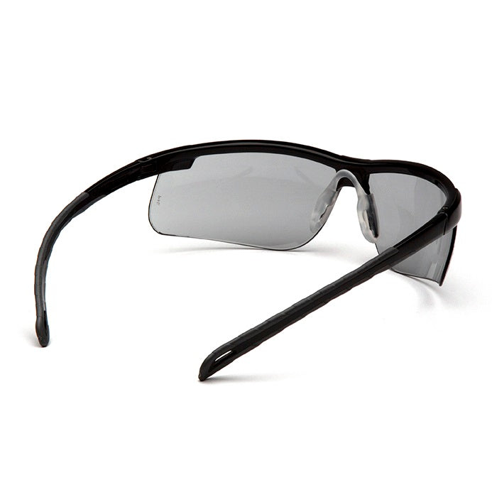 Ever-Lite Safety Glass, Light Gray H2MAX Anti-Fog Lens with Black Frame, SB8625DTM, 1 Pair