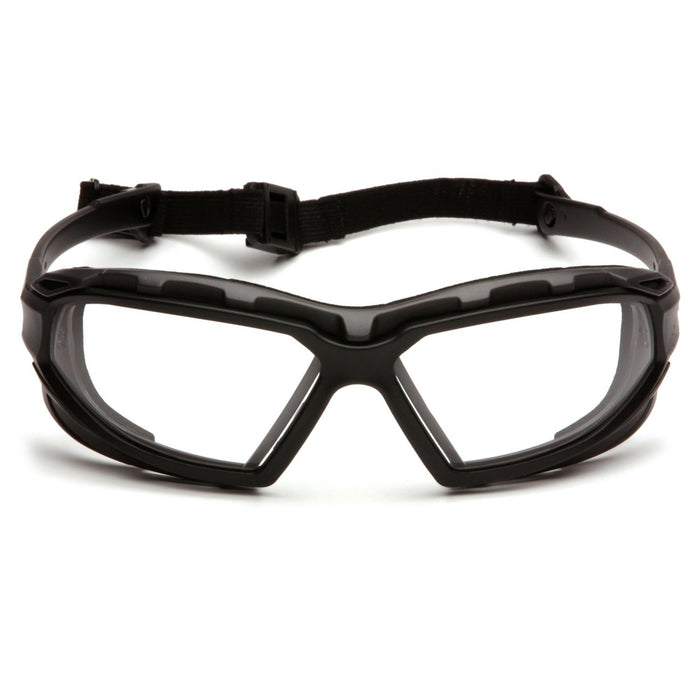 Pyramex Highlander Plus Safety Glasses with Vented Foam Padding