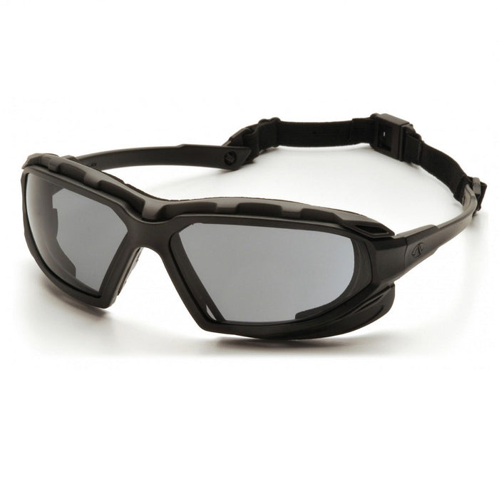 Pyramex Highlander Plus Safety Glasses with Vented Foam Padding