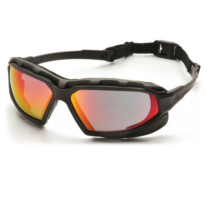 Pyramex Highlander Plus Safety Glasses with Vented Foam Padding