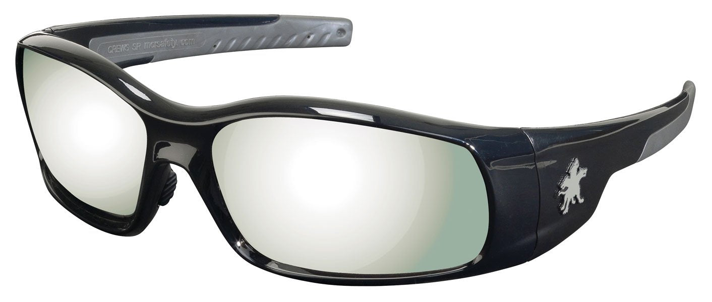 MCR Crews Swagger Safety Glasses, Sporty Sunglasses, ANSI Z87.1