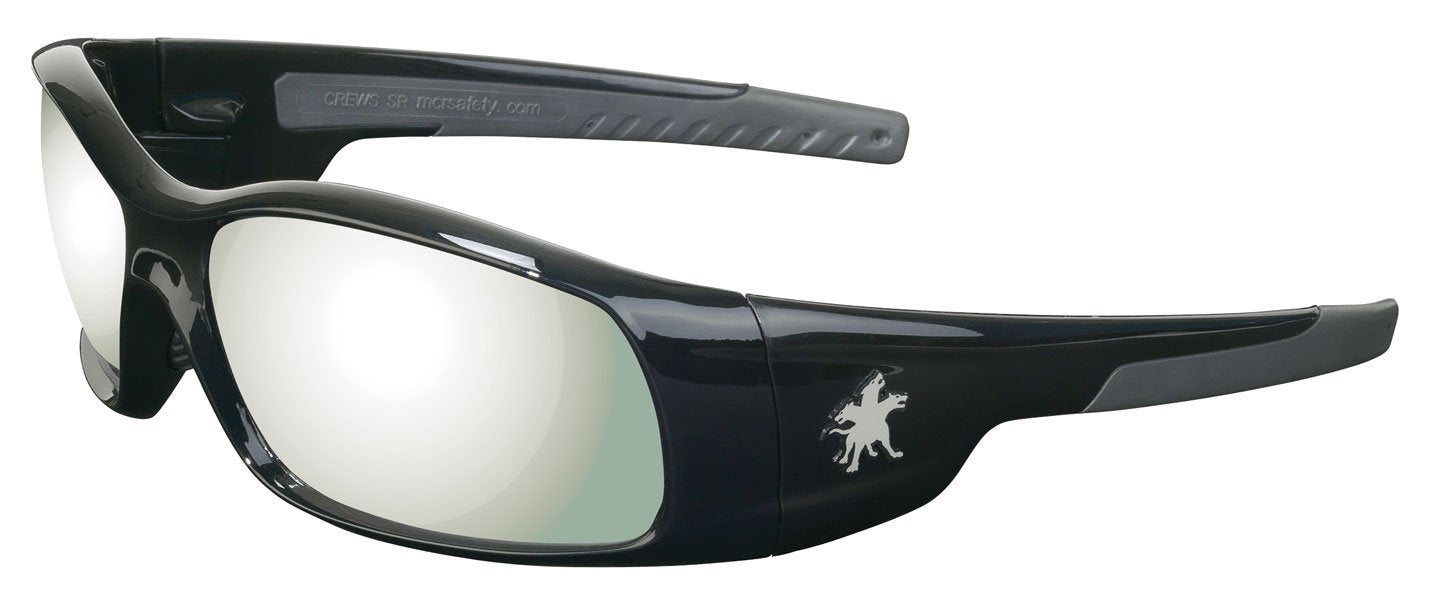 MCR Crews Swagger Safety Glasses, Sporty Sunglasses, ANSI Z87.1