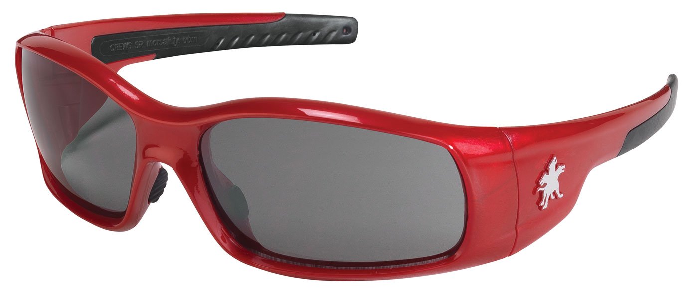 MCR Crews Swagger Safety Glasses, Sporty Sunglasses, ANSI Z87.1