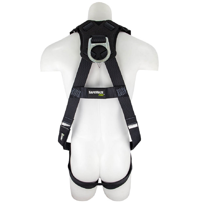 Safewaze SW99280-HW Pro Vest Padded Harness Heavyweight with Grommet Leg Straps, Size 3X/4X