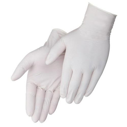 Duraskin Powder-Free 3.5 Mil Disposable Latex Work Gloves White, Industrial Food Grade, T2810W