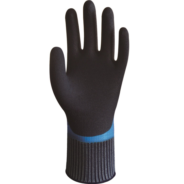 Wonder Grip WG-318 Aqua, 100% Waterproof Work Gloves, Double Dipped Latex - Fully Coated Glove (1 Pair)