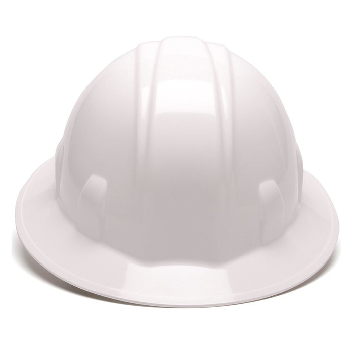 Pyramex SL Series Hard Hat, Full Brim, 4 Point Ratchet Suspension