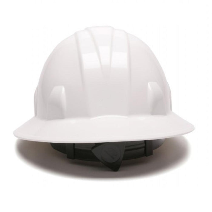 Pyramex SL Series Hard Hat, Full Brim, 4 Point Ratchet Suspension