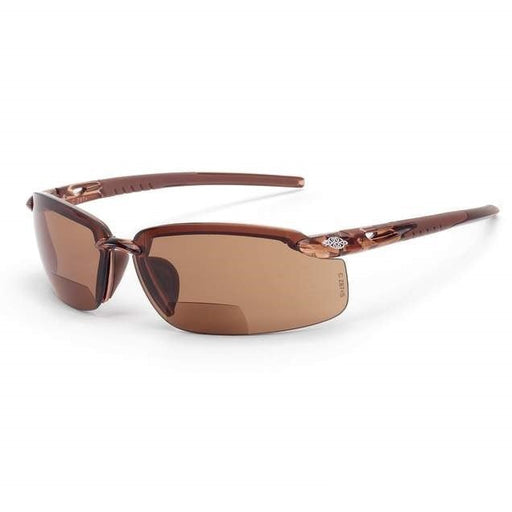 Crossfire ES5 Brown Lens Bifocal Safety Glasses, Ultra Light Premium Safety Eyewear - BHP Safety Products