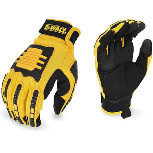 Dewalt DPG781 Performance Mechanic Work Glove with Anti-Slip PVC Overlay, Yellow / Black, 1 Pair - BHP Safety Products