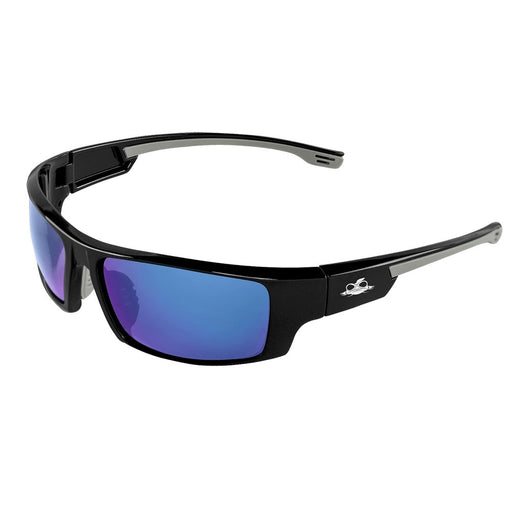 Dorado Blue Mirror Performance Fog Technology Polarized Lens with Shiny Black Frame, Safety Glasses - BH95129PFT - BHP Safety Products