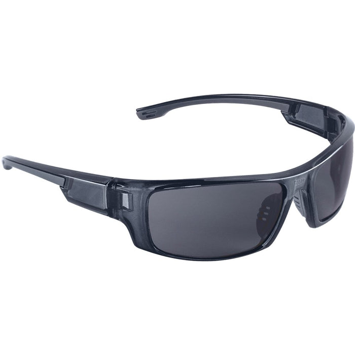 Dorado Dark Smoke Performance Fog Technology Lens with Crystal Black Frame, Safety Glasses - BH943PFT - BHP Safety Products