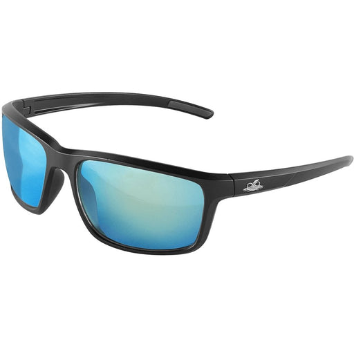 Pompano Ice Blue Mirror Performance Fog Technology Polarized Lens with Matte Black Frame, Safety Glasses - BH2769PFT - BHP Safety Products