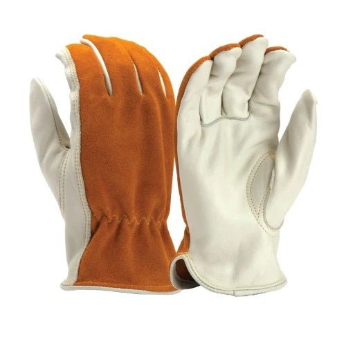 Premium Grain Split Cowhide Leather Drive Glove with Kevlar Stitching, GL2008K (1 Pair) - BHP Safety Products