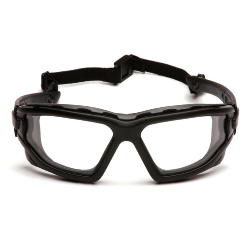 Pyramex I-Force Goggle, Dual Clear Anti-Fog Lens with Interchangable Temples & Strap - BHP Safety Products