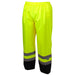 Pyramex RRWP3110 Premium Hi-Vis Rainwear Waterproof Pants - BHP Safety Products