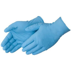 Nitro-V 5 Mil Vinyl Compound Disposable Gloves, Blue, Examination Grade